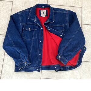 VTG Northwest Territory Coat Denim XL/EG Chore Jacket Barn Western Heavyweight